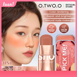 O.two.o Makeup Blush Stick Hydrating Gloss 3 In 1 Lip And Cheek And Eyeshadow 6 Colors Beauty Cosmetics-hot Sales Color cod