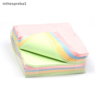 Inthespreba1^^ ผ้าไมโครไฟเบอร์ ทําความสะอาดหน้าจอ LCD เลนส์กล้อง แว่นตา *ใหม่