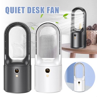 New 13 Inch Bladeless Fan Home Office Dormitory Quiet Desk Fan USB Charge