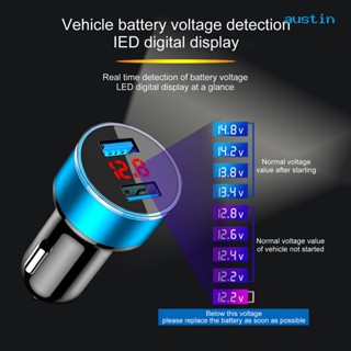 Ay-เครื่องชาร์จโวลต์มิเตอร์ดิจิทัล USB LED 3.1A QC3.0 สําหรับโทรศัพท์มือถือ