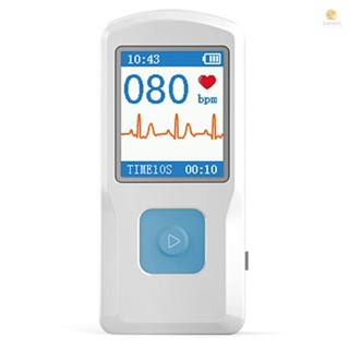 Tosw)contec PM10 เครื่องวัดชีพจร ECG EKG แบบพกพา หน้าจอสี ECG มอนิเตอร์มือถือ เครื่องหัวใจ BT USB PC ซอฟต์แวร์ ดูแลบ้าน