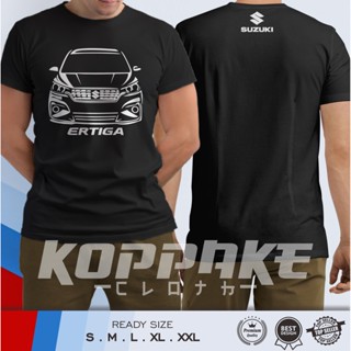 ดีมาก เสื้อยืด พิมพ์ลายรถยนต์ Ertiga Suzuki สไตล์สปอร์ต