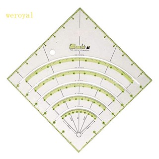 Weroyal Arcs ไม้บรรทัดวงกลม สําหรับตัดผ้านวม งานฝีมือ