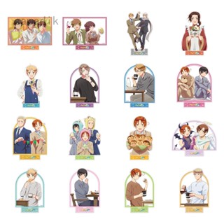 Axis Power Hetalia Aph Arthur Kirkland Alfred F. Jones โมเดลฟิกเกอร์อะคริลิค ตั้งโต๊ะ ของขวัญ สําหรับตกแต่งบ้านตุ๊กตา