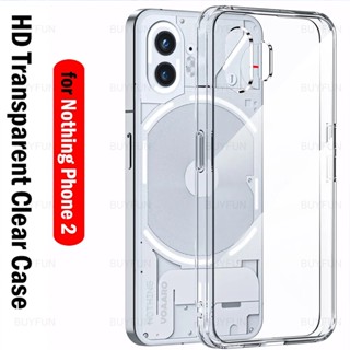 Transparent Shockproof Casing For Nothing Phone (2) (1) 5G A065 nothing2 nothing1 PhoneTwo phone1 A063 Clear Mobile Phone Case Anti Scratch Protection Camera Lens Back Cover Shell