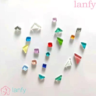 LANFY แม่เหล็กติดตู้เย็น ตกแต่งบ้าน ไวท์บอร์ด แม่เหล็ก กระจก สติกเกอร์ตกแต่ง