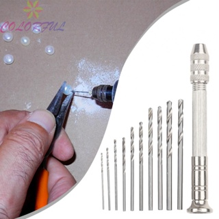 【COLORFUL】Hand Drill 0.3-3.2mm Range 0.8-3.0mm Drill Bits Siz Aluminum Alloy Drill Bits
