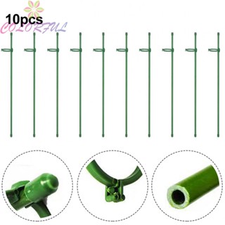 【COLORFUL】Support Pile Green High Quality Plant Fixing Rod Rod 10PCS 30cm Brand-new