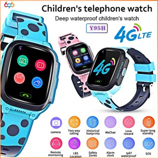 Kids Smart Watch 4g Gps Wifi Tracking Video Call Waterproof Sos Voice Chat Children Smartwatch For Boy Girl -FE