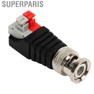 Superparis BNC Male Connector Long Life Span Reliable Replacement Adapter Easy To Use HD for