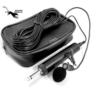 ไมโครโฟน 6.5 มม. เป็นมิตรกับสิ่งแวดล้อม สําหรับ Erhu Saxophone Violin เครื่องดนตรี Lavalier Lapel Micro