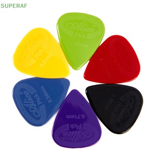 Superaf ปิ๊กกีตาร์ไฟฟ้า ไนล่อน กันลื่น สําหรับกีตาร์อะคูสติก 10 ชิ้น