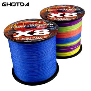 Ghotda สายเอ็นตกปลา X8 เส้น PE 500 เมตร 18LB-78LB คุณภาพสูง