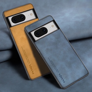 เคสโทรศัพท์มือถือ หนัง PU ซิลิโคน ผิวด้าน หรูหรา สําหรับ Google Pixel 7A 7 8 Pro Google Pixel 6A 6 Pro Pixel6