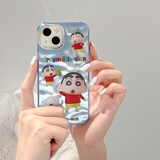 เคสโทรศัพท์มือถือ กันกระแทก ลายการ์ตูนชินจัง สําหรับ iPhone 14Pro 13 12 11 Pro Max