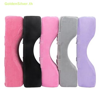 Goldensilver ใหม่ หมอนต่อขนตา สีเงิน สําหรับร้านเสริมสวย