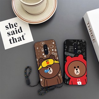 เคสโทรศัพท์มือถือ กันกระแทก ลายการ์ตูนหมีบราวน์ สําหรับ LG G7 Fit Q9