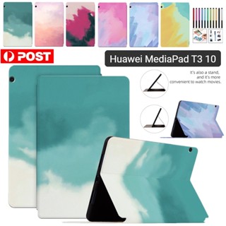 เคสหนัง ฝาพับ ลายการ์ตูนน่ารัก สําหรับ Huawei MediaPad T3 10 AGS-W09 9.6 นิ้ว