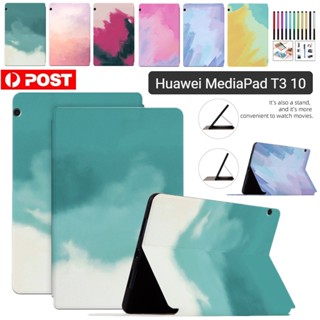 เคสหนัง ฝาพับ ลายการ์ตูนน่ารัก สําหรับ Huawei MediaPad T3 10 AGS-W09 9.6 นิ้ว