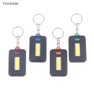 [Tinchitde] พวงกุญแจไฟฉาย LED COB ขนาดเล็ก แบบพกพา 1 ชิ้น [Preferred]