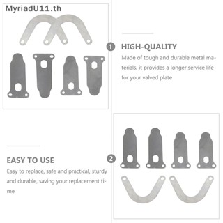 Myriadu แผ่นวาล์วปั๊มลม แบบเงียบ ไร้น้ํามัน สําหรับเครื่องอัดอากาศ 6 ชิ้น