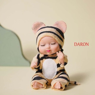 DARON ตุ๊กตาเด็กนอนหลับ ของขวัญวันเกิด สีสันสดใส ร่างกายน่ารัก ของเล่น DIY ตุ๊กตาของเล่น ตุ๊กตาปลอบประโลม ตุ๊กตาเด็ก ตุ๊กตาแฟชั่น ใหม่ ตุ๊กตาเด็ก