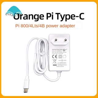 อะแดปเตอร์พาวเวอร์ซัพพลาย 5V 4A Micro-USB ปลั๊ก EU สําหรับ Orange Pi 800 Pi 4 LTS Pi 4B Micro-USB Type C