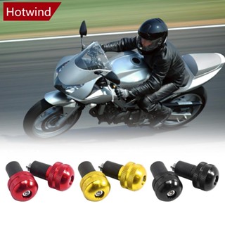 Hotwind จุกปิดปลายแฮนด์บาร์ CNC ขนาด 7/8 นิ้ว 22 มม. สําหรับรถจักรยานยนต์ Honda E7I6 2 ชิ้น