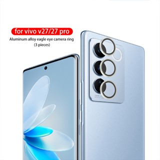 เคสโทรศัพท์มือถือกระจก กันรอยหน้าจอ เลนส์กล้อง ด้านหลัง สําหรับ Vivo V27 Pro 5G Vavo V27Pro V 27 27V VivoV27 VivoV27Pro