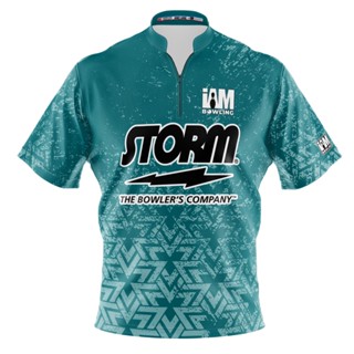 Storm DS เสื้อโปโล แขนสั้น พิมพ์ลายโบว์ลิ่ง 2117-ST 3D