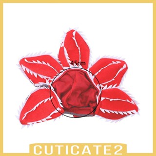 [Cuticate2] Cat Hat Adorable Comfortable Headwear Dress up Headdress Flower Shaped