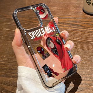 เคสโทรศัพท์มือถือ แบบใส กันกระแทก ลายสไปเดอร์แมน BAPE JANE poker aces หรูหรา สําหรับ iphone 15 14 11 13 12 X XS Pro Max xr Mini xr 7 8 6 plus