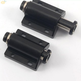 【VARSTR】Cabinet Door Bouncer Round 1pc ABS Plastic Beige Black Reduce The Noise