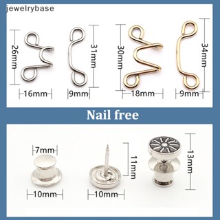 [jewelrybase] เข็มกลัดโลหะ ปรับขนาดได้ เครื่องประดับ สําหรับผู้หญิง