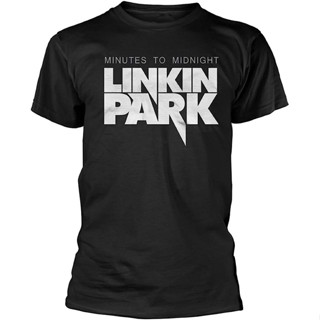 เสื้อยืด ลาย Linkin Park Minutes To Midnight สีดํา