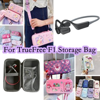 【พร้อมส่ง】กระเป๋าเก็บหูฟัง ลายการ์ตูนเพนกวิน แบบพกพา สําหรับ TrueFree F1 TrueFree F1