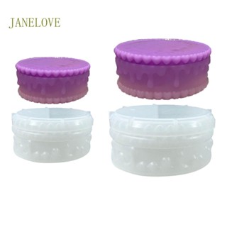 Jlove แม่พิมพ์ซิลิโคนเรซิ่น เนื้อแมตต์ สําหรับทําเค้ก ครีม DIY