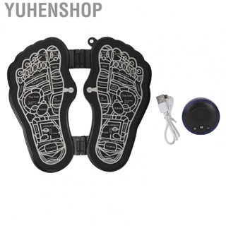 Yuhenshop EMS Foot  Pad  6 Modes Portable Stimulator Rechargeable for Soothing
