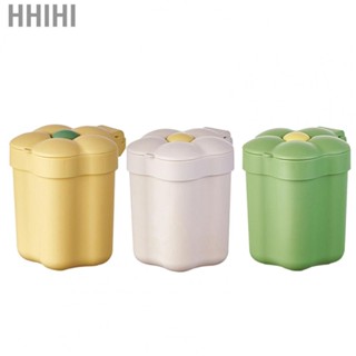 Hhihi Mini Desktop Bin  Plastic Lightweight Small Garbage Can for Office Meeting Room