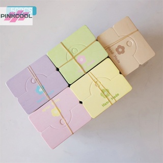 Pinkcool ขายดี กิ๊บติดผม กระดาษแข็ง ลายดอกไม้ หลากสี สําหรับทําเครื่องประดับ สร้อยคอ สร้อยข้อมือ ต่างหู 50 ชิ้น