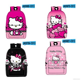 Yyds Sanrio กระเป๋าเป้สะพายหลัง อเนกประสงค์ พิมพ์ลาย Hello Kitty ระบายอากาศ จุของได้เยอะ แฟชั่นสําหรับผู้หญิง นักเรียน