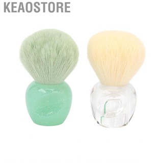 Keaostore 2pcs Makeup Brushes Set Mini Travel Portable Cosmetic  For Girls