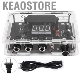 Keaostore Digital Dual Tattoo Machine  Power Supply Transparent Adjustable Source for Body Art 100-230V