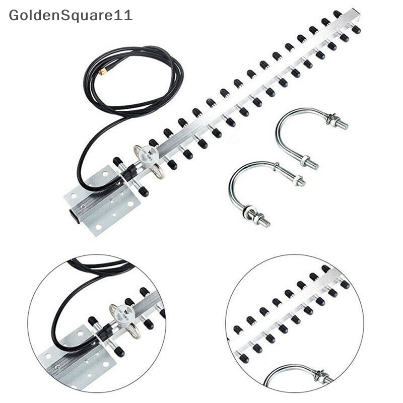 Goldensquare เราเตอร์เสาอากาศไร้สาย WiFi RP-SMA 2.4GHz 25dBi