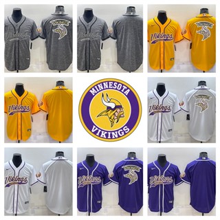 NFL Minnesota Vikings เสื้อยืดเสื้อสปอร์ต