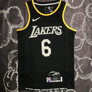 ขายดี อเนกประสงค์ ลาย NBA Los Angeles Lakers James #6 เสื้อกีฬาบาสเก็ตบอล อัดความร้อน Y7015 941939