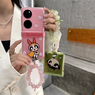 เคสโทรศัพท์มือถือ แบบโปร่งแสง เต็มสี คุณภาพสูง สําหรับ P50 Pocket Flip Pocket S