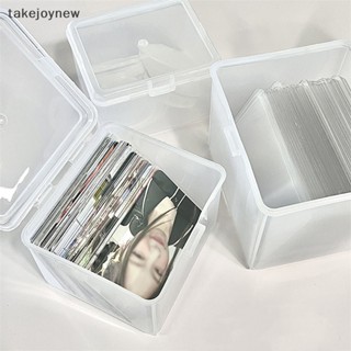 [takejoynew] กล่องเก็บโฟโต้การ์ด สติกเกอร์ใส สไตล์เกาหลี KLB