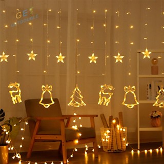 [Getdouble.th] โคมไฟ LED ทนทาน สําหรับแขวนตกแต่งปาร์ตี้คริสต์มาส [Getdouble.th]