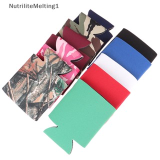 [NutriliteMelting1] ปลอกหุ้มกระป๋องเบียร์ ผ้านีโอพรีน แบบพกพา สําหรับตั้งแคมป์ 5 ชิ้น [TH]